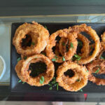 Crispy Onion Rings with Crème Fraîche Ranch